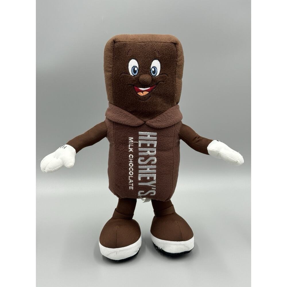 Hershey's Milk Chocolate Doll 14" Brown Plush Stuffed Toy Candy Bar Poseable